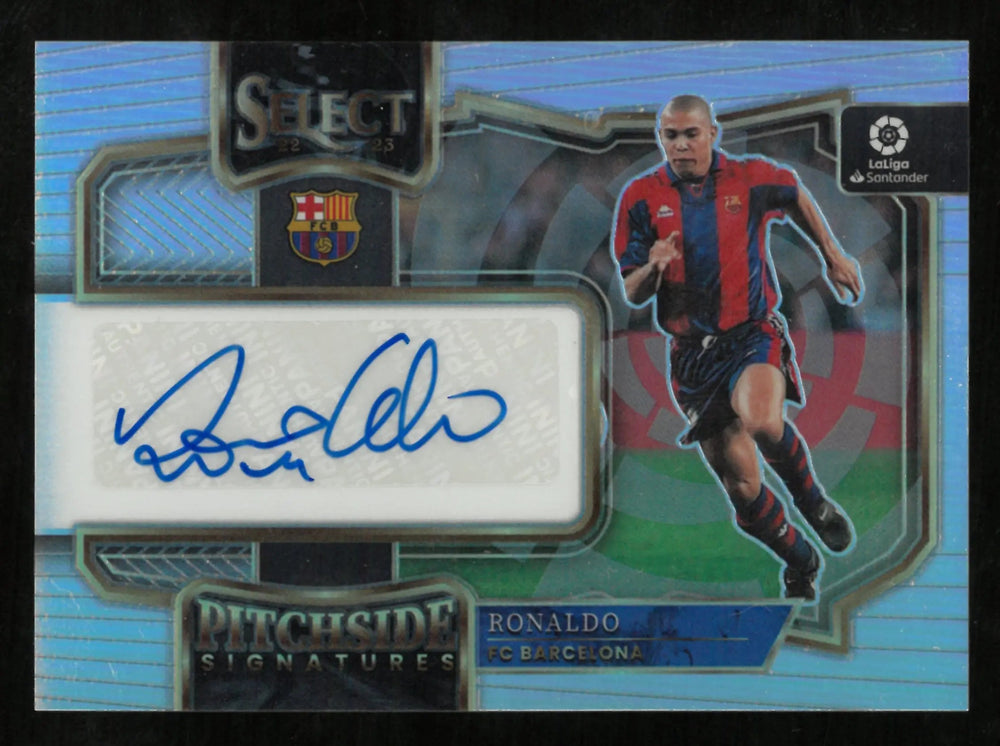 2022-23 Panini Select Pitchside Signatures Ronaldo R9 Autograph Auto