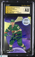 2022-23 Synergy Kirill Kaprizov Neon Yellow CGC Auto Authentic