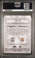 2022-23 Topps Chrome Sapphire UCC Sapphire Selections Vini JR. Orange /25 PSA 10