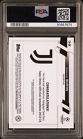 2022-23 Topps Chrome UCC Auto Autograph Gianluigi Buffon Aqua Lava PSA 10