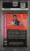 2022-23 Topps Finest UCC The Man Cristiano Ronaldo Purple Refractor /299 PSA 10