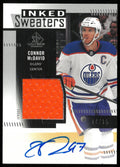 2022-23 UD SP Game Used Connor McDavid Inked Sweaters Patch Auto /15