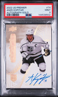 2022-23 Upper Deck Premier Anze Kopitar Autograph Auto Gold /25 PSA 9