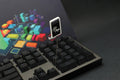 Ducky Shine 7 Gunmetal RGB LED Double Shot PBT Mechanical Keyboard
