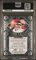 2022 Leaf Metal Football Draft Auto Caleb Williams RC Black Prismatic PSA 10 /15