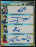 2022 Leaf Trading Quad Auto Mason Mount/Jorginho/Thiago Silva/Edouard Mendy 1/1