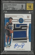 2022 National Treasures RC Patch Auto Bronze Paolo Banchero BGS 9 /49