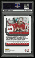 2022 Panini Donruss Joe Montana Gold Autograph Auto PSA Authentic Auto