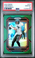 2022 Panini Prizm Football Tom Brady #273 Green PSA 10