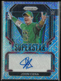 2022 Panini Prizm WWE John Cena Superstar Mojo Refractor Autograph Auto /25