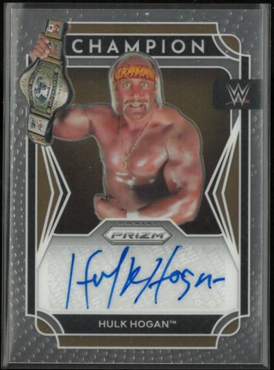 2022 Panini Prizm WWE Champion Autograph Hulk Hogan Auto