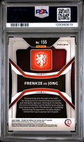 2022 Panini Prizm World Cup Qatar Frenkie De Jong #155 White Sparkle PSA 10