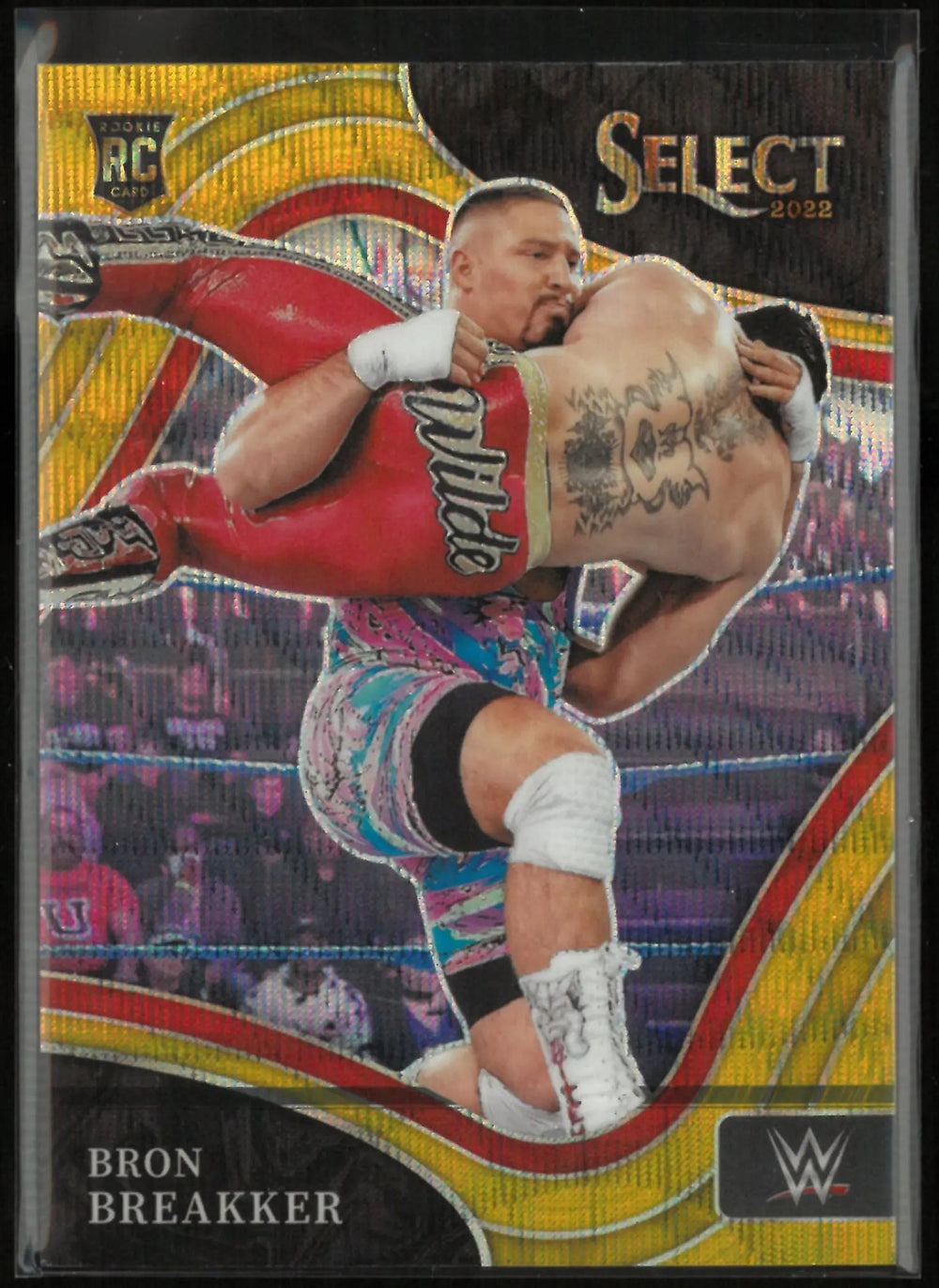 2022 Panini Select NXT 2.0 Bron Breaker Gold Wave Rookie RC /10