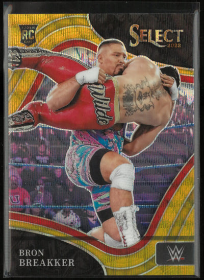 2022 Panini Select NXT 2.0 Bron Breaker Gold Wave Rookie RC /10