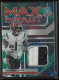 2022 Panini Spectra Max Impact Ja'Marr Chase Patch /25