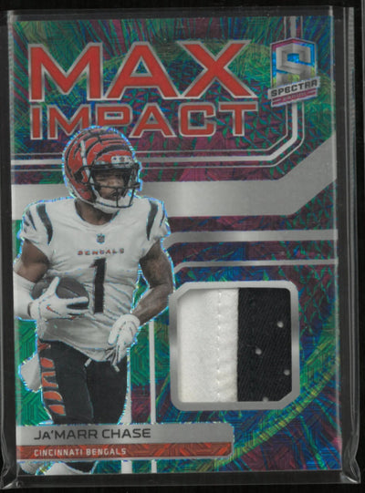 2022 Panini Spectra Max Impact Ja'Marr Chase Patch /25