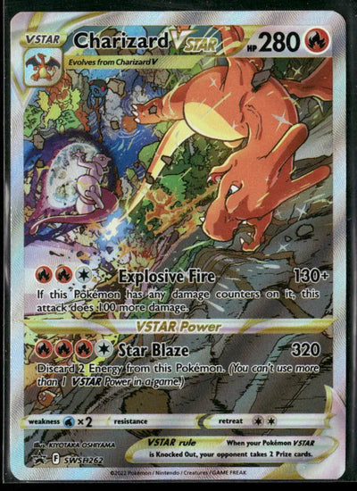 2022 Pokemon Sword & Shield Promo Charizard VSTAR SWSH262