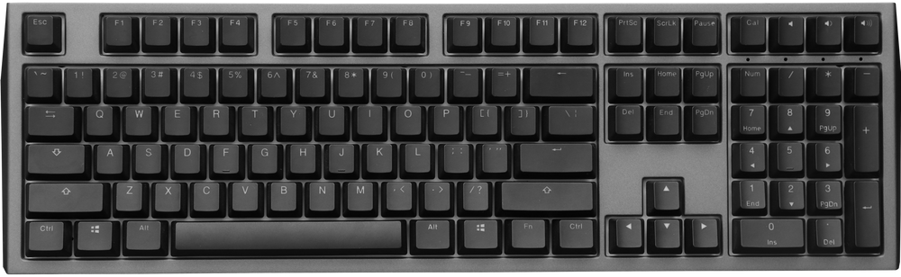 Ducky Shine 7 Gunmetal RGB LED Double Shot PBT Mechanical Keyboard