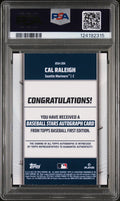 2022 Topps 1st Edition Baseball Stars Autographs Cal Raleigh /50 PSA 8 RC Rookie