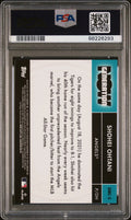 2022 Topps Chrome Update Generation Now Shohei Ohtani #GNC5 PSA 10