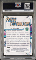 2022 Topps Finest UCC Prized Footballers Rose Gold Cristiano Ronaldo /75 PSA 10
