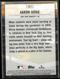 2022 Topps Home Field Advantage Aaron Judge