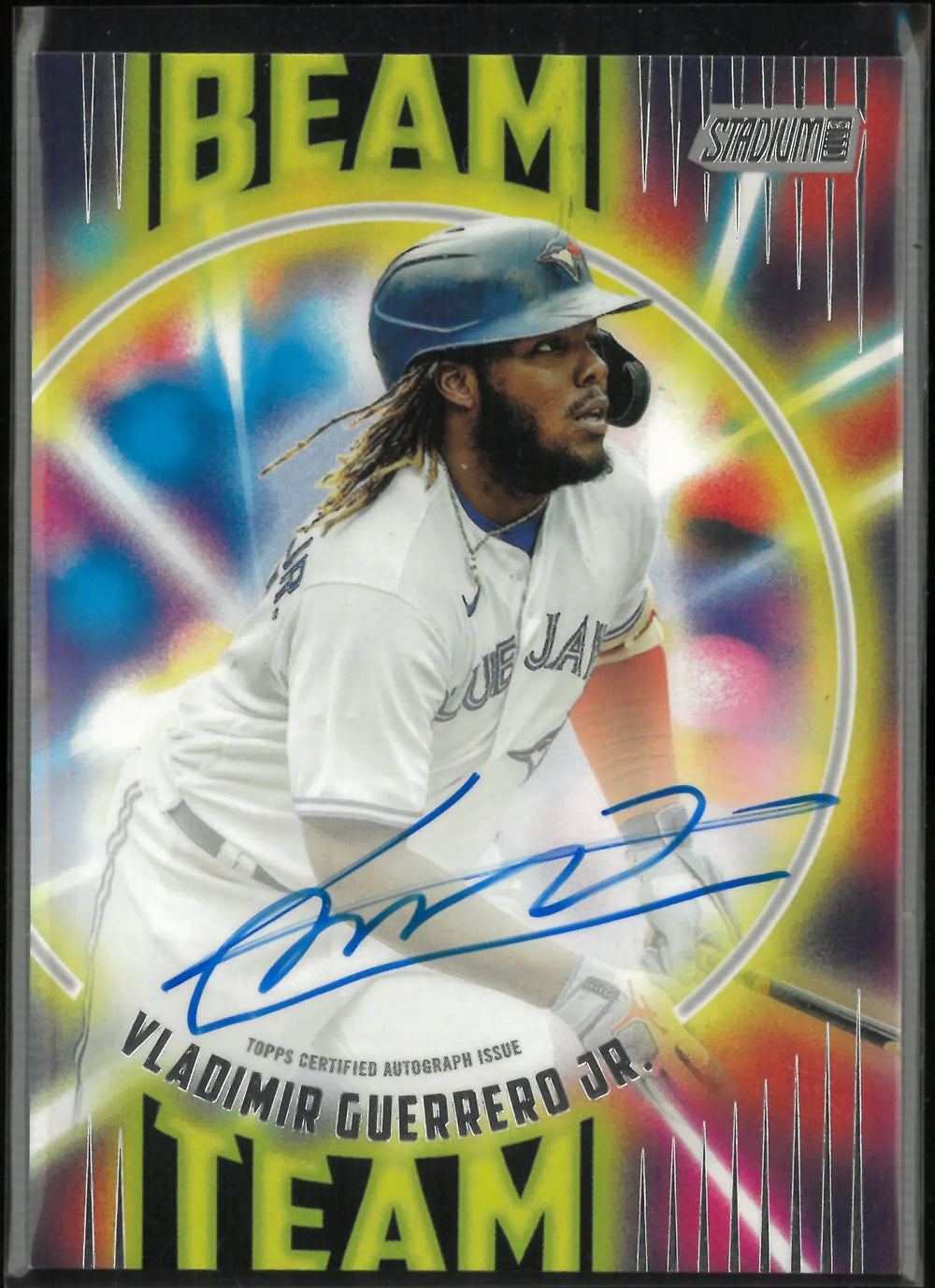 2022 Topps Stadium Club Beam Team Autograph Vladimir Guerrero Jr. Auto /25