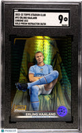 2022 Topps Stadium Club Chrome Ucc Erling Haaland Gold Prism Refractor 50 SGC 9
