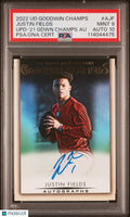 2022 Upper Deck Goodwin Champions Update Auto Justin Fields PSA 9 Auto 10