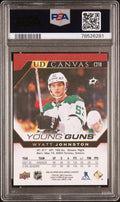 2022 Upper Deck Series 2 UD Canvas Young Guns Wyatt Johnston RC PSA 10