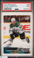 2022 UD Series 2 Wyatt Johnston Young Guns Clear Cut PSA 9 Rookie RC