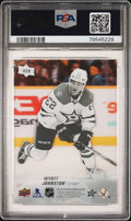 2022 UD Series 2 Wyatt Johnston Young Guns Clear Cut PSA 9 Rookie RC