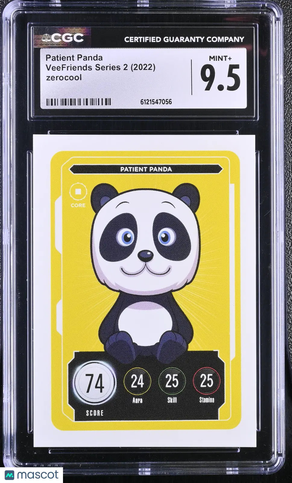2022 Zerocool Veefriends Series 2 Patient Panda CGC 9.5
