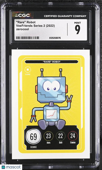 2022 Zerocool Veefriends Series 2 "Rare" Robot CGC 9