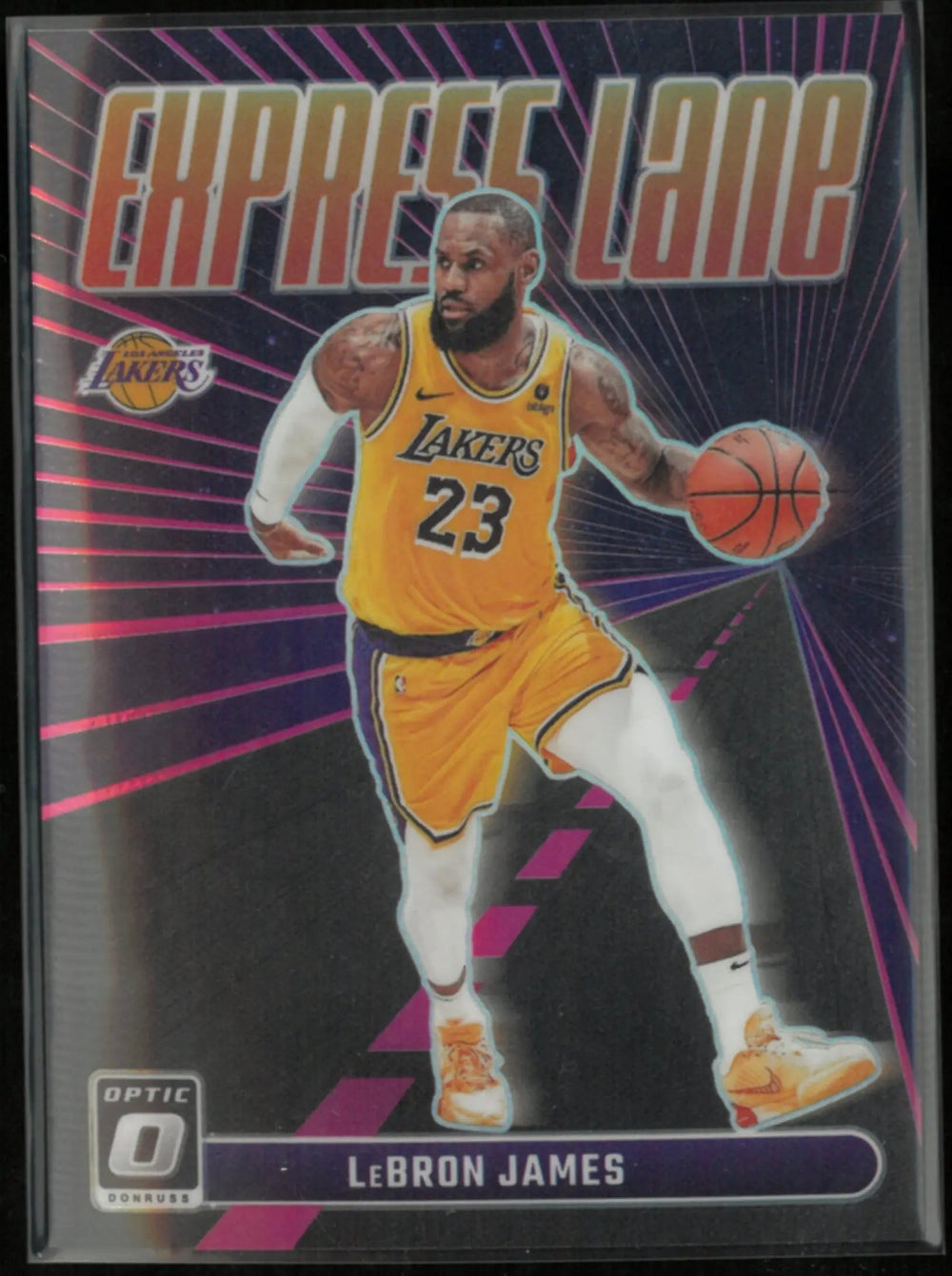 2023-24 Donruss Optic Basketball Lebron James Express Lane /25
