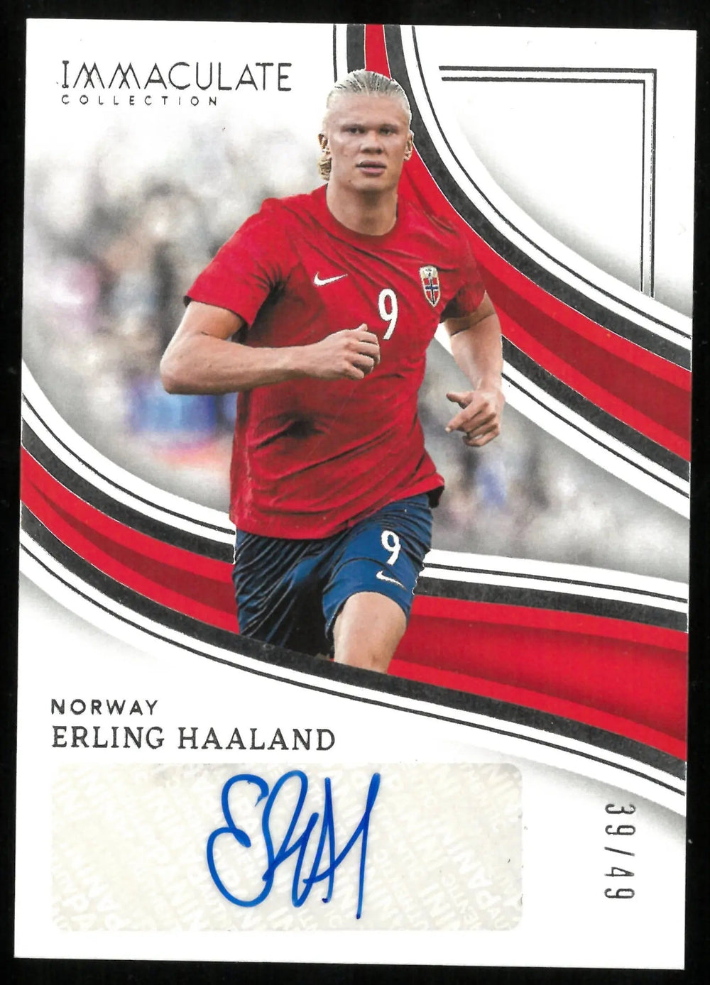 2023-24 Immaculate Soccer Erling Haaland Splendid Signatures Auto /49