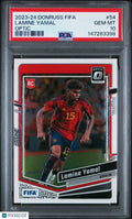 2023-24 Panini Donruss FIFA Lamine Yamal Optic RC Rookie PSA 10