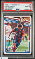 2023-24 Panini Donruss FIFA The Rookies Lamine Yamal RC #25 PSA 10