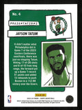 2023-24 Panini Hoops Basketball Presentation Jayson Tatum