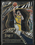 2023-24 Panini Select Courtside Tyrese Haliburton Zebra Refractor