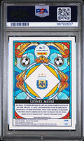 2023-24 Panini Select FIFA Stained Glass Lionel Messi #1 PSA 9