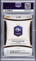 2023-24 Select FIFA Signatures Auto Kylian Mbappe Purple PSA 9 Auto 10 /10