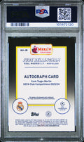 2023-24 Topps Merlin UCC Auto Autograph Jude Bellingham Blue Refractor /75 PSA 9
