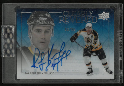 2023-24 Upper Deck Clear Cut Hockey Clearly Revered Ray Bourque Autograph /25