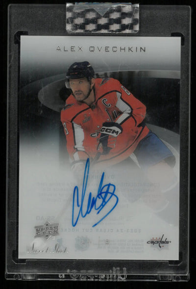 2023-24 Upper Deck Clear Cut Sweet Shot Alexander Ovechkin Autograph Auto SSP