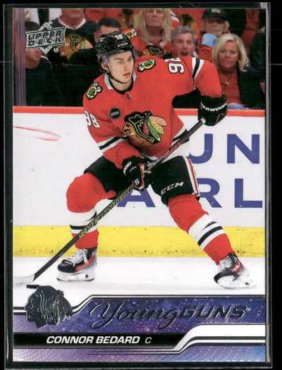 2023-24 Upper Deck Series 2 Hockey Young Guns Rookie Connor Bedard