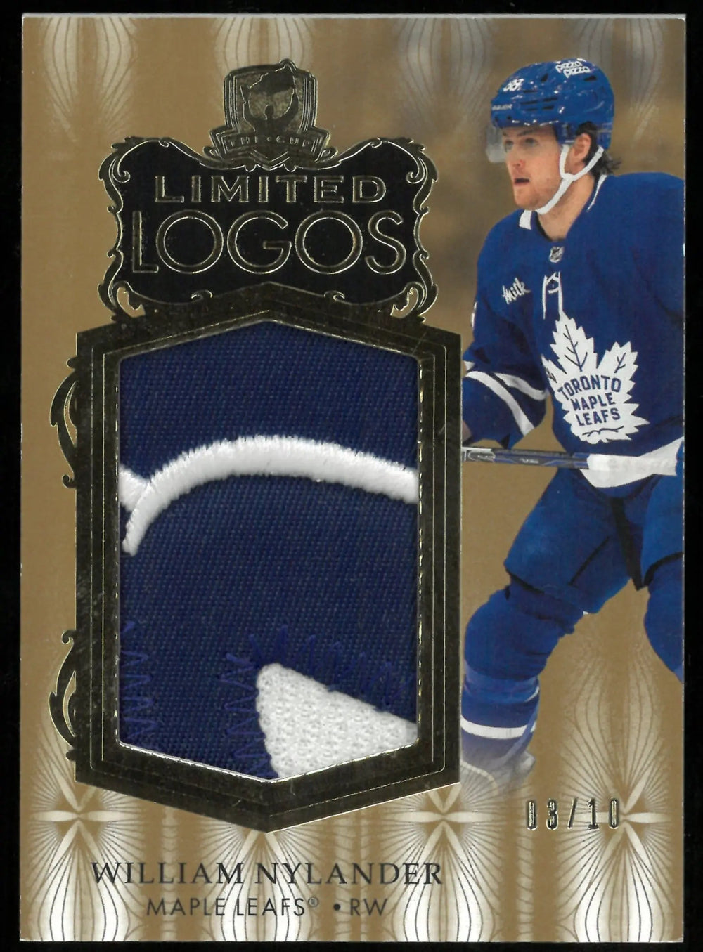 2023-24 Upper Deck The Cup Gold Limited Logos William Nylander /10