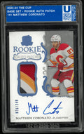 2023-24 Upper Deck The Cup Matthew Coronato Rookie Patch Auto /249