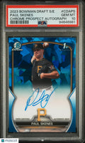 2023 Bowman Chrome Sapphire Edition Prospect Auto Paul Skenes RC PSA 10 /199