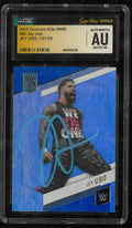 2023 Donruss Elite WWE Jey Uso In Person Auto CGC Authentic Auto 10